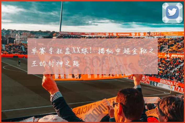 单赛季狂轰XX球!揭秘中超金靴之王的封神之路
